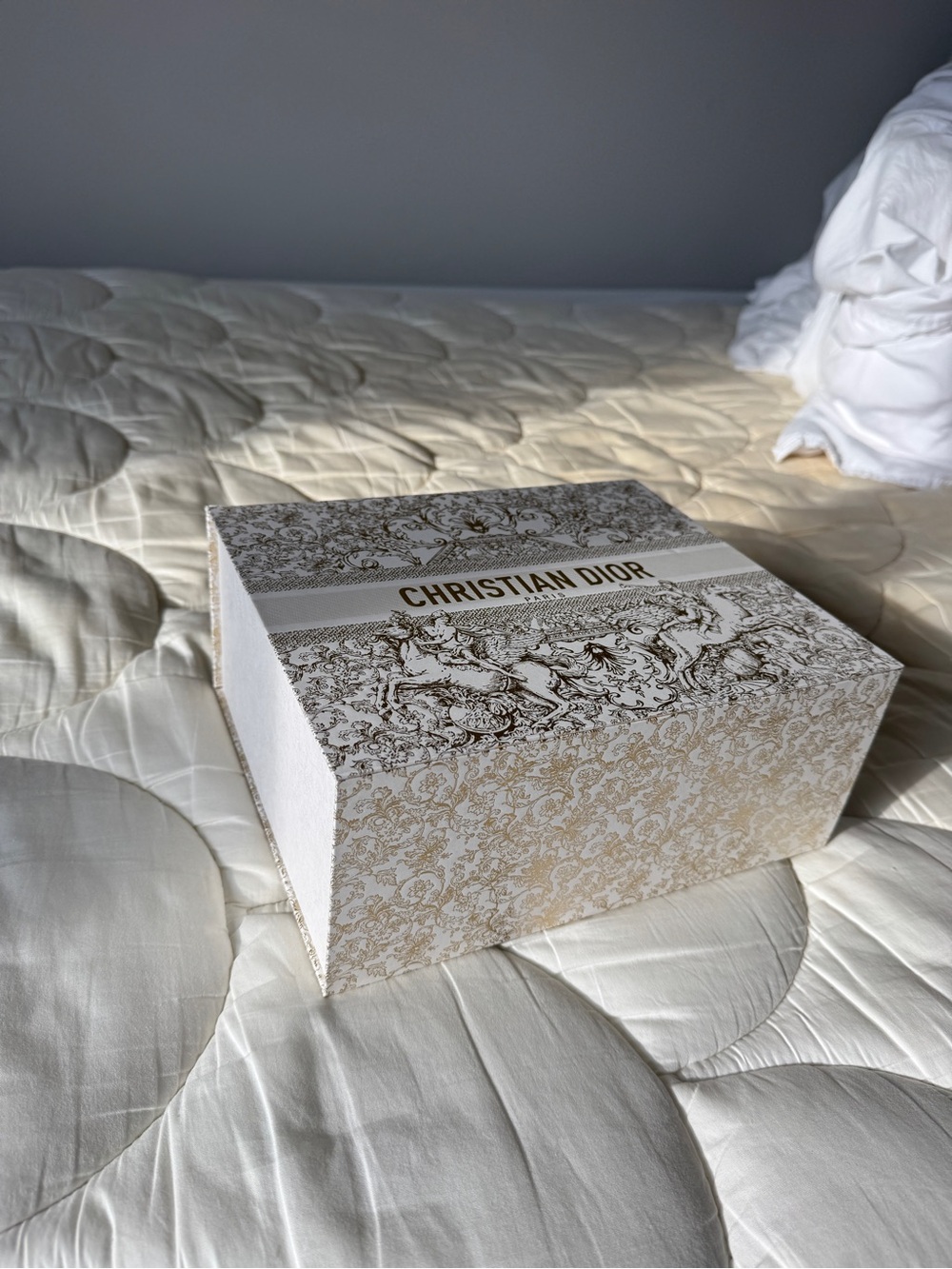 Dior Gift Box - Ivory and Gold